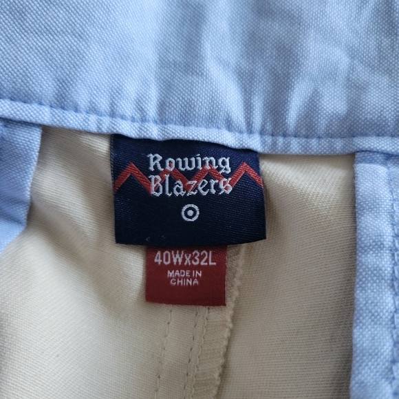 Rowing Blazers X Taget Men's Twill KhakiPants - 40 X 32 - Picture 5 of 6